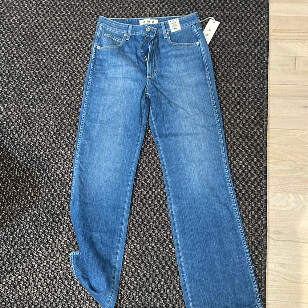 AMO Willa jeans. Size 30. Washed blue